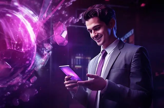 Roda Crazy Time besar dengan segmen taruhan dan dealer live di studio delta bet88